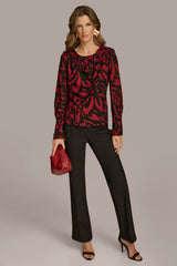 Donna Karan | PRINT WIDE CUFF TOP