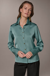 Donna Karan | SATIN BLOUSE