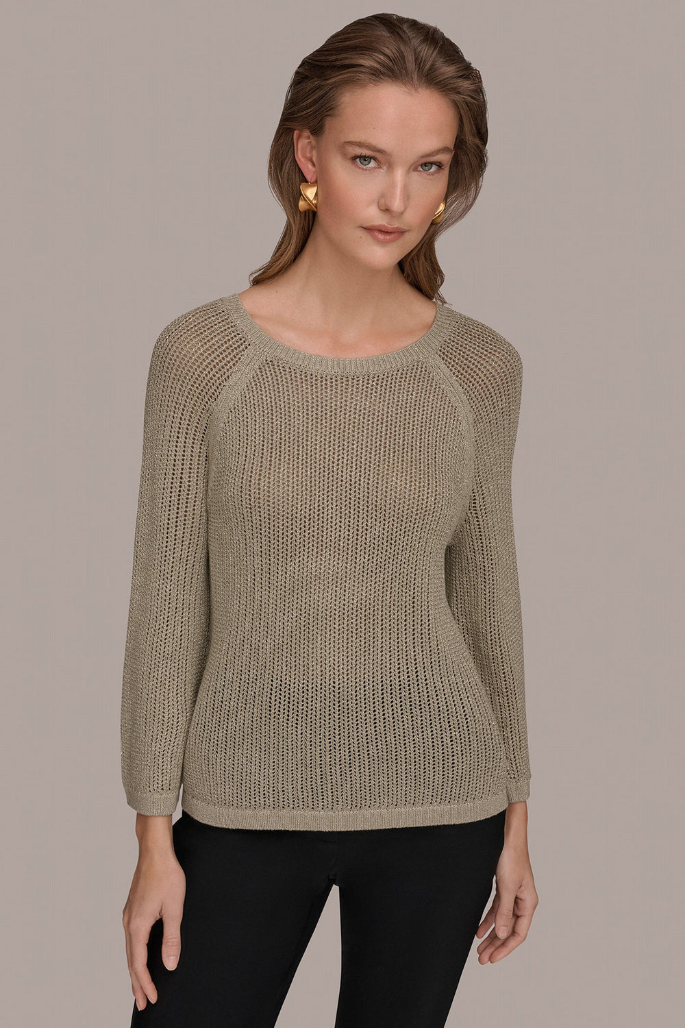 Donna Karan | BOAT NECK DOLMAN SWEATER