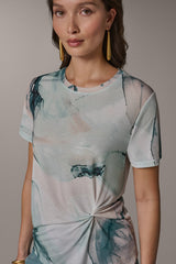 Donna Karan | SHORT-SLEEVE FLORAL SHIRT