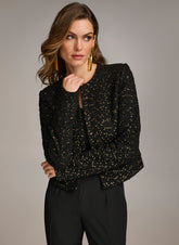 Donna Karan | FOIL POPCORN JACKET