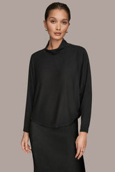 Donna Karan | MOCK-NECK TOP