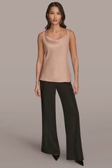 Donna Karan | SATIN COWL-NECK CAMISOLE