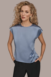 Donna Karan | CAP SLEEVE BLOUSE