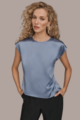 Donna Karan | CAP SLEEVE BLOUSE
