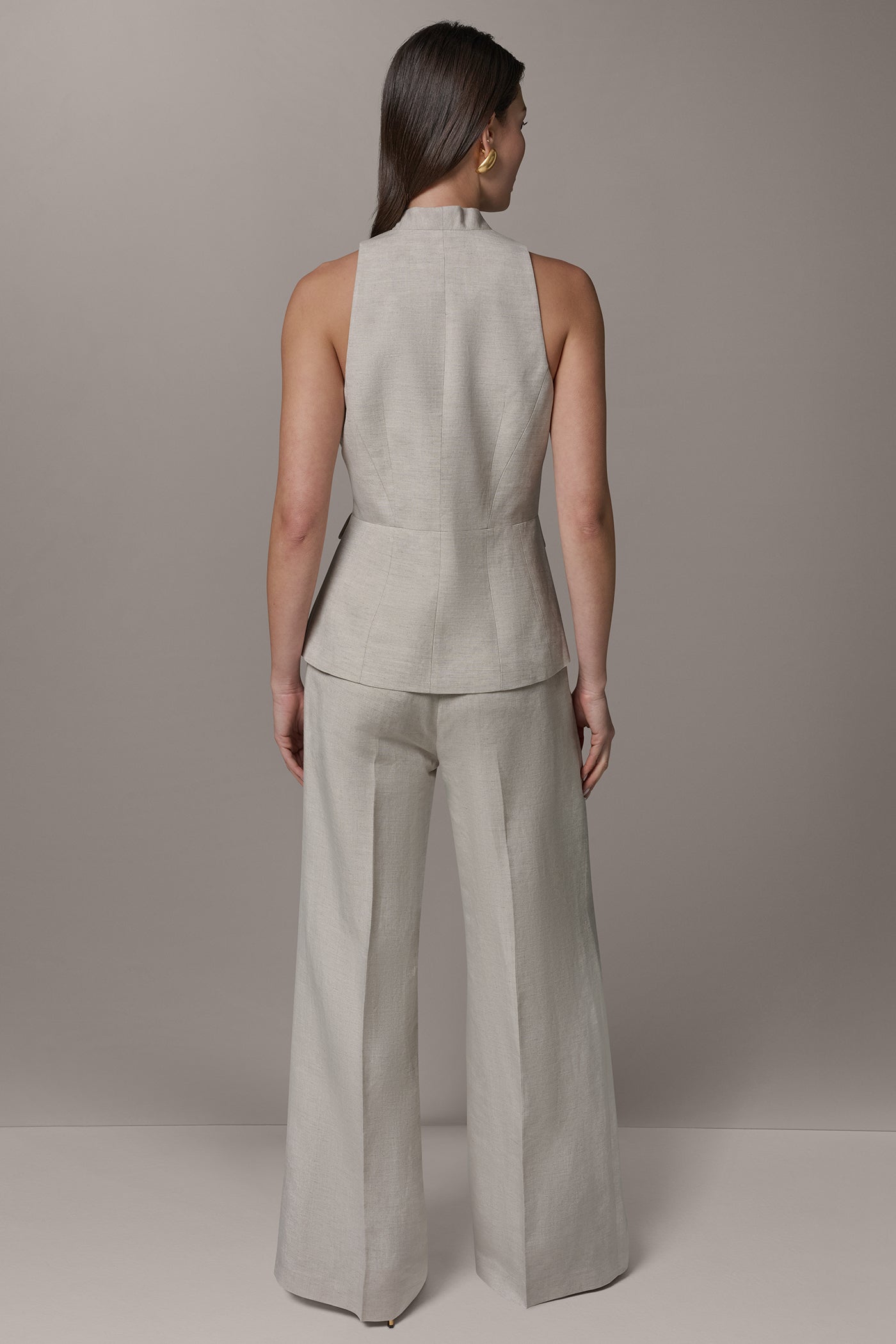 Donna Karan | COLLARLESS SUIT VEST