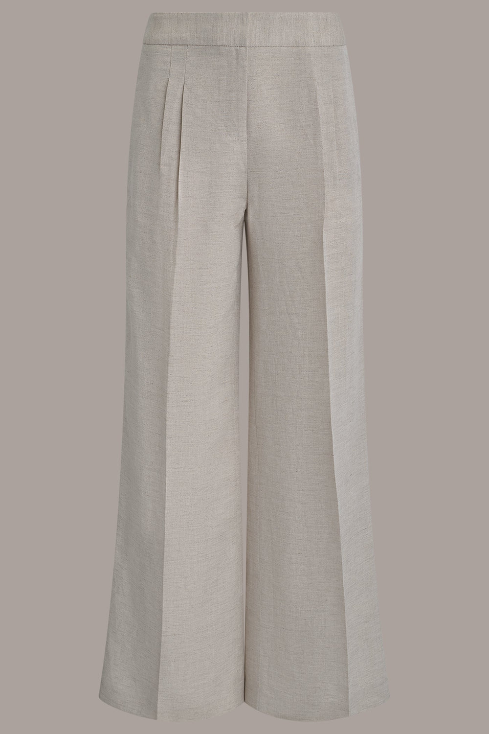 Donna Karan | MID-RISE PLEATED WIDE-LEG PANT