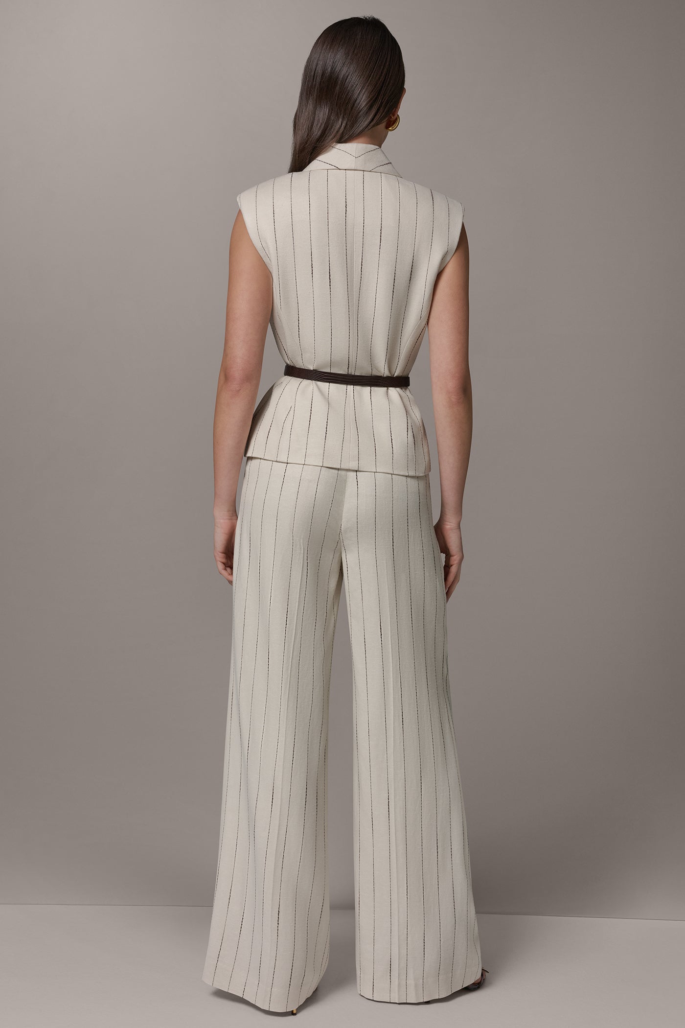 Donna Karan | PINSTRIPE VEST