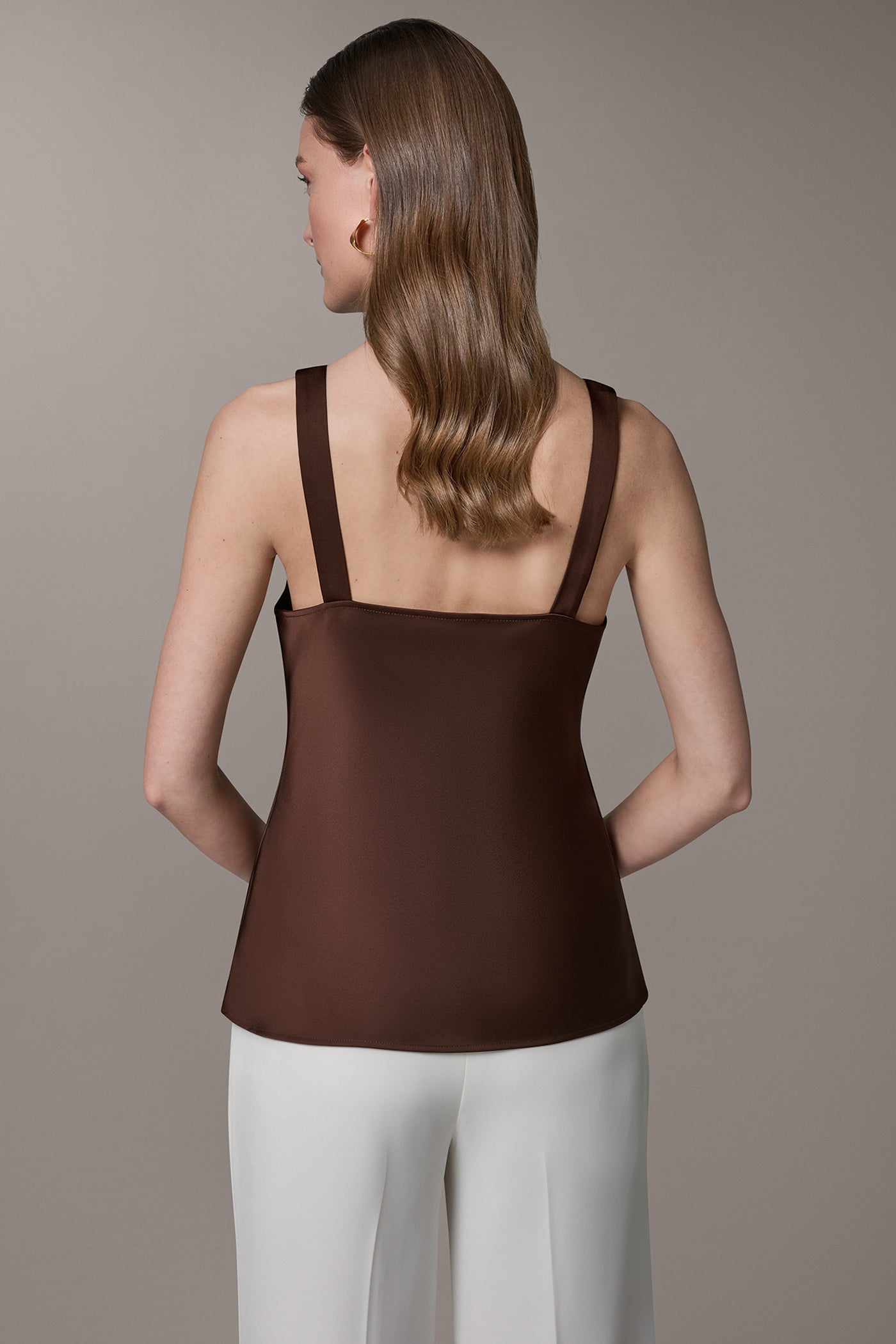 Donna Karan | SLEEVELESS COWL NECK CAMI