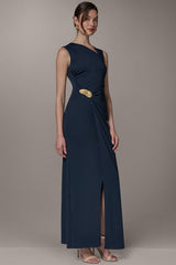 Donna Karan | SLEEVELESS ASYMMETRIC GOWN