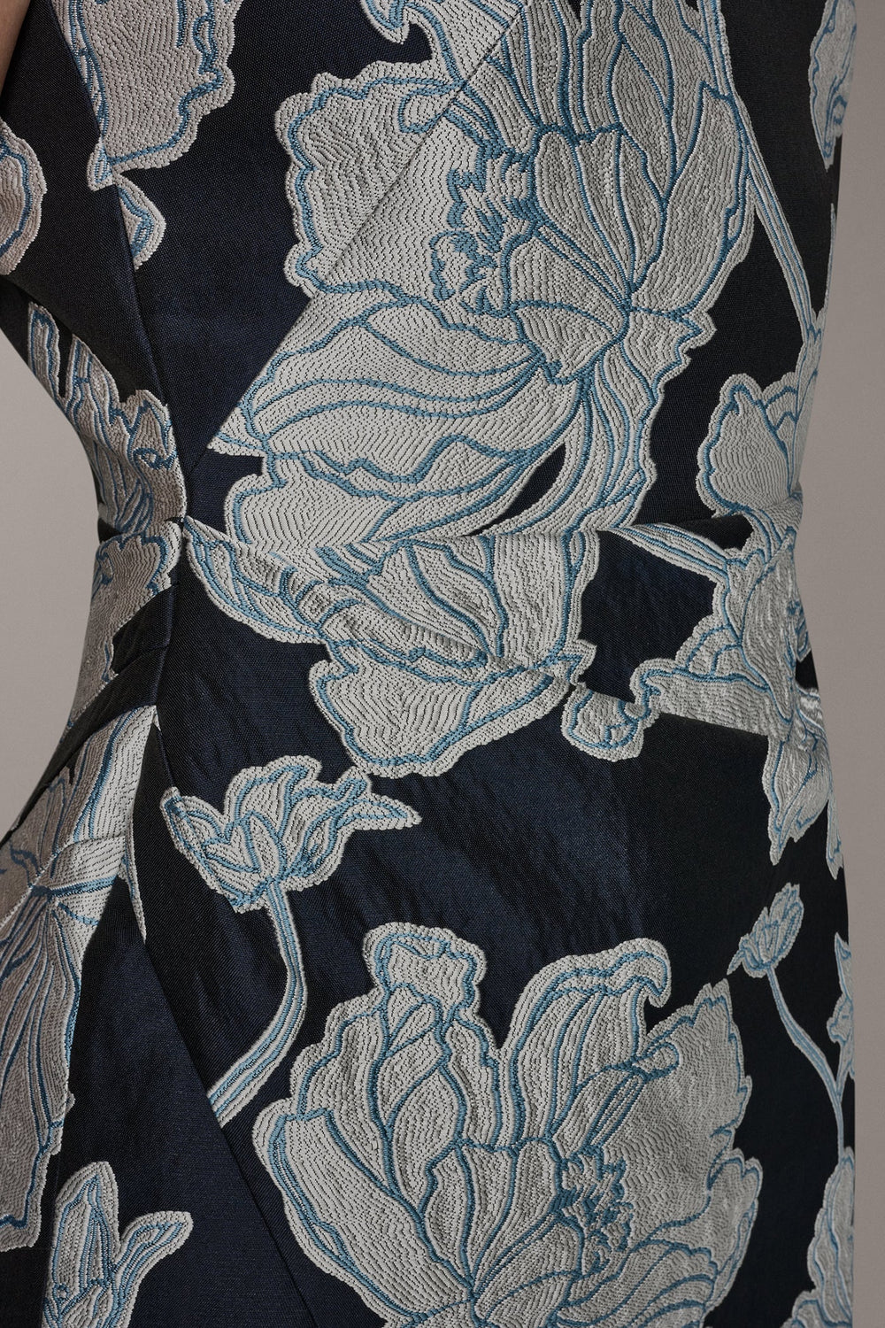 Donna Karan | SLEEVELESS FLORAL MIDI DRESS