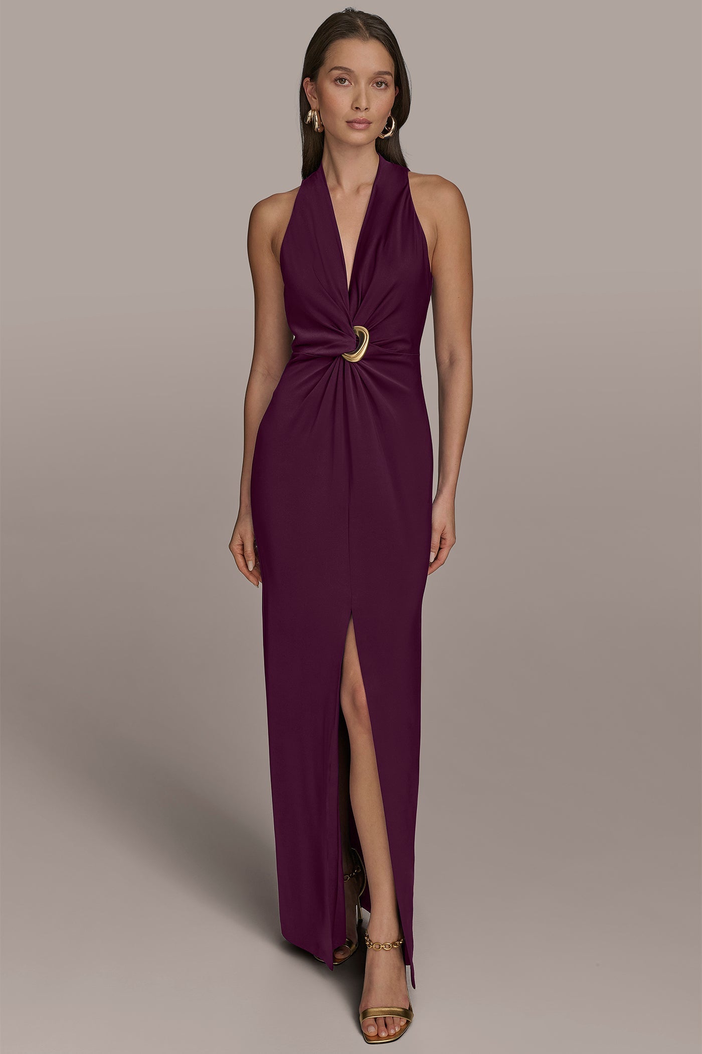 Donna Karan | VNECK GOWN