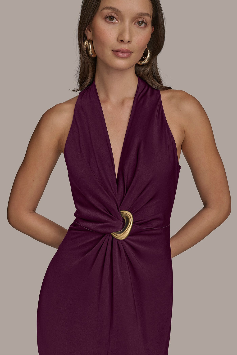 Donna Karan | VNECK GOWN