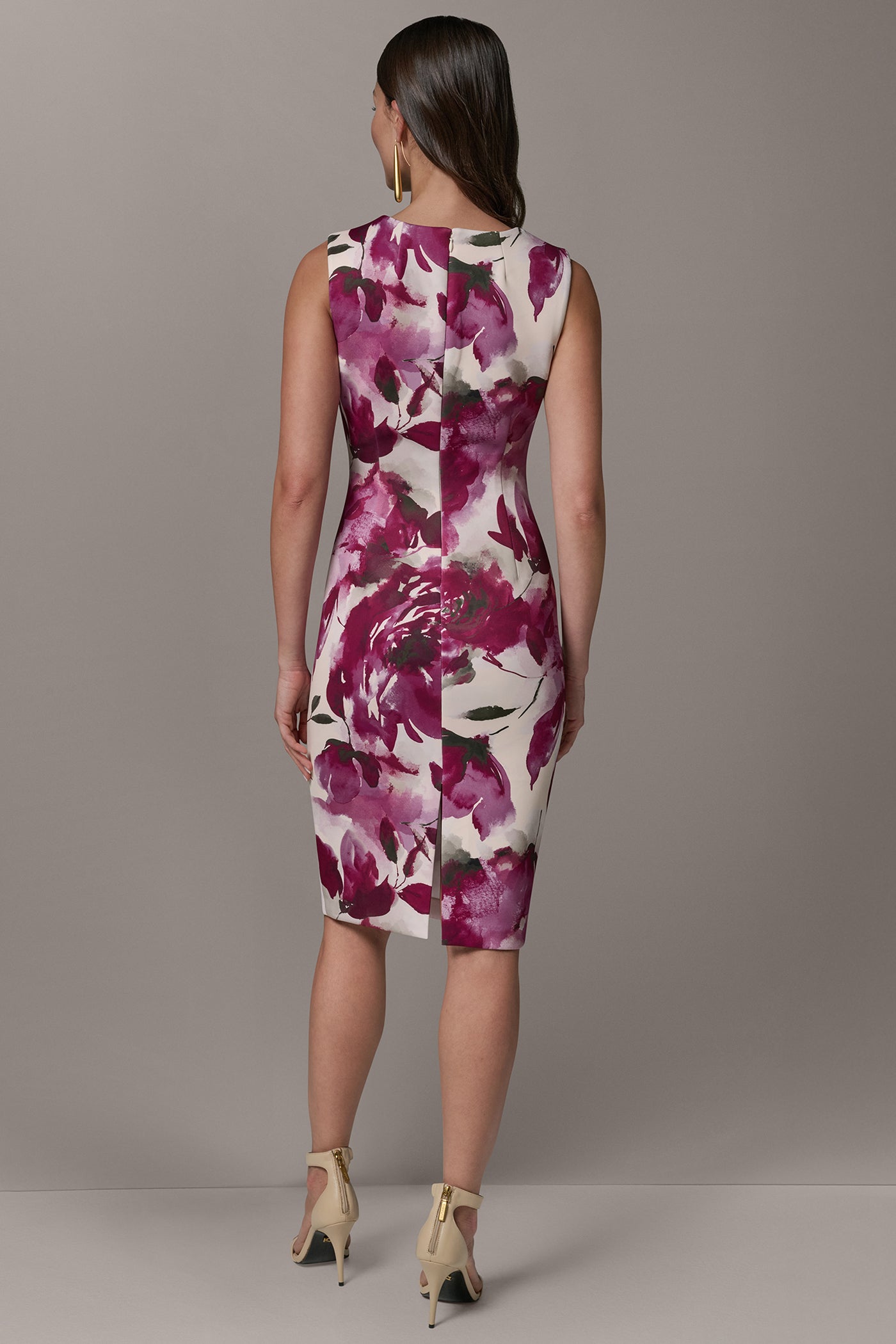 Donna Karan | SLEEVELESS MIDI SHEATH DRESS