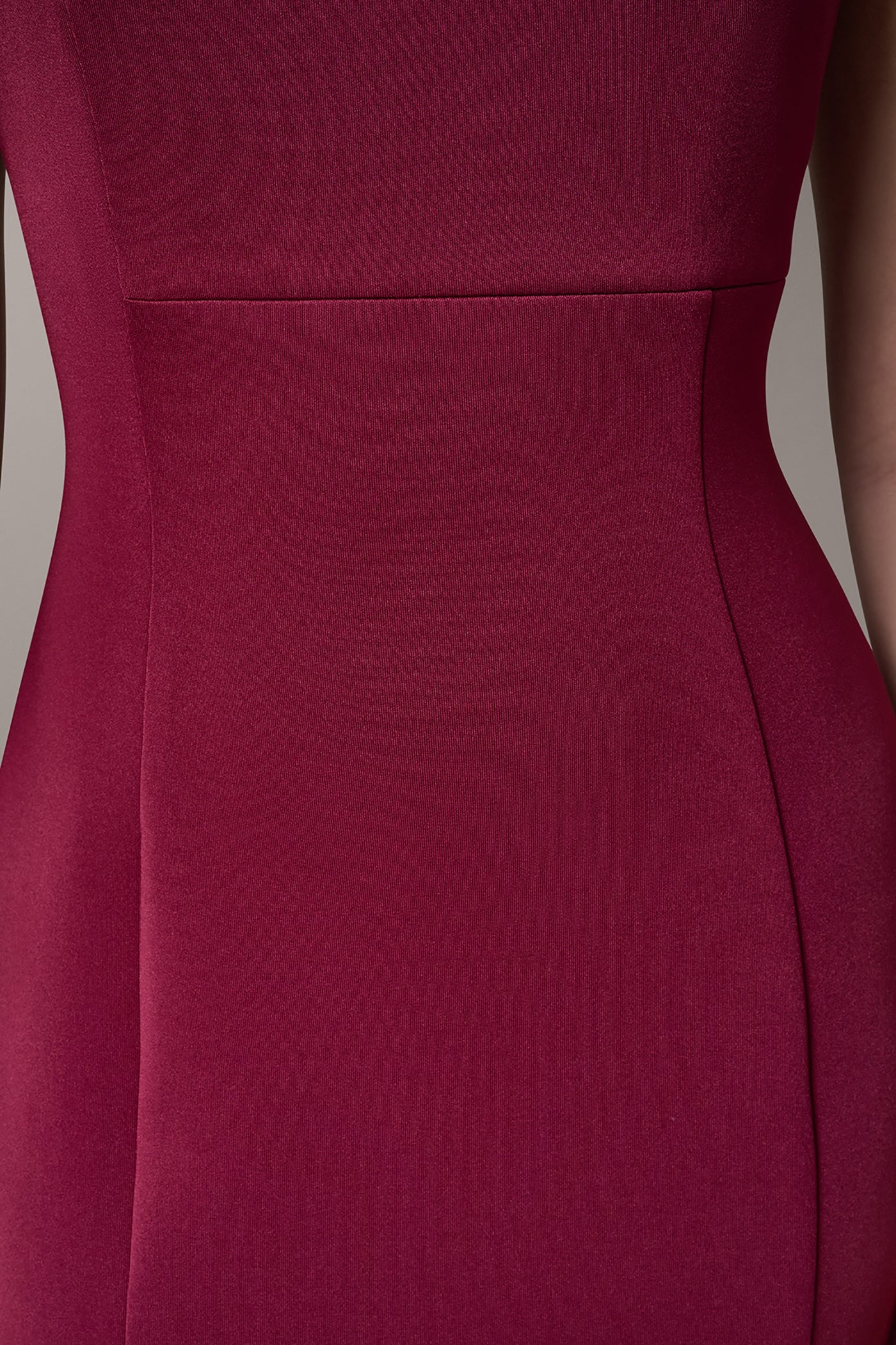 Donna Karan | SLEEVELESS ASYMMETRICAL SHEATH DRESS