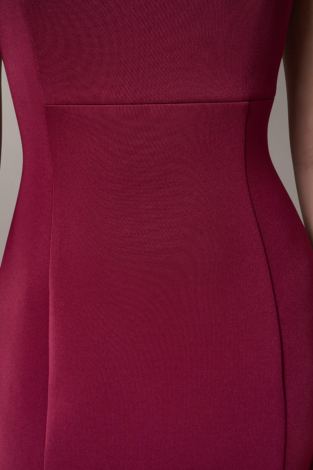 Donna Karan | SLEEVELESS ASYMMETRICAL SHEATH DRESS