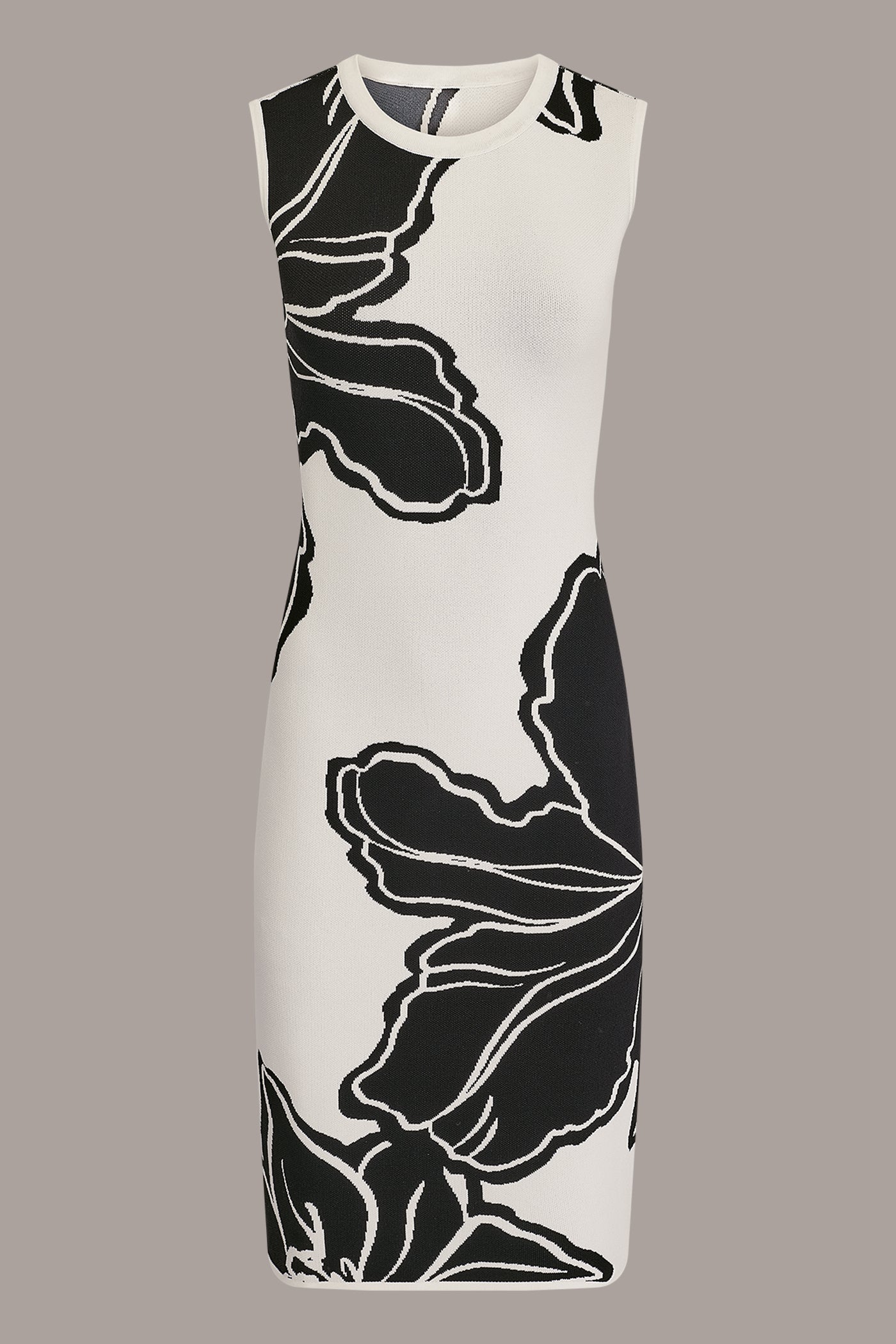 Donna Karan | SLEEVELESS MIDI SWEATER DRESS