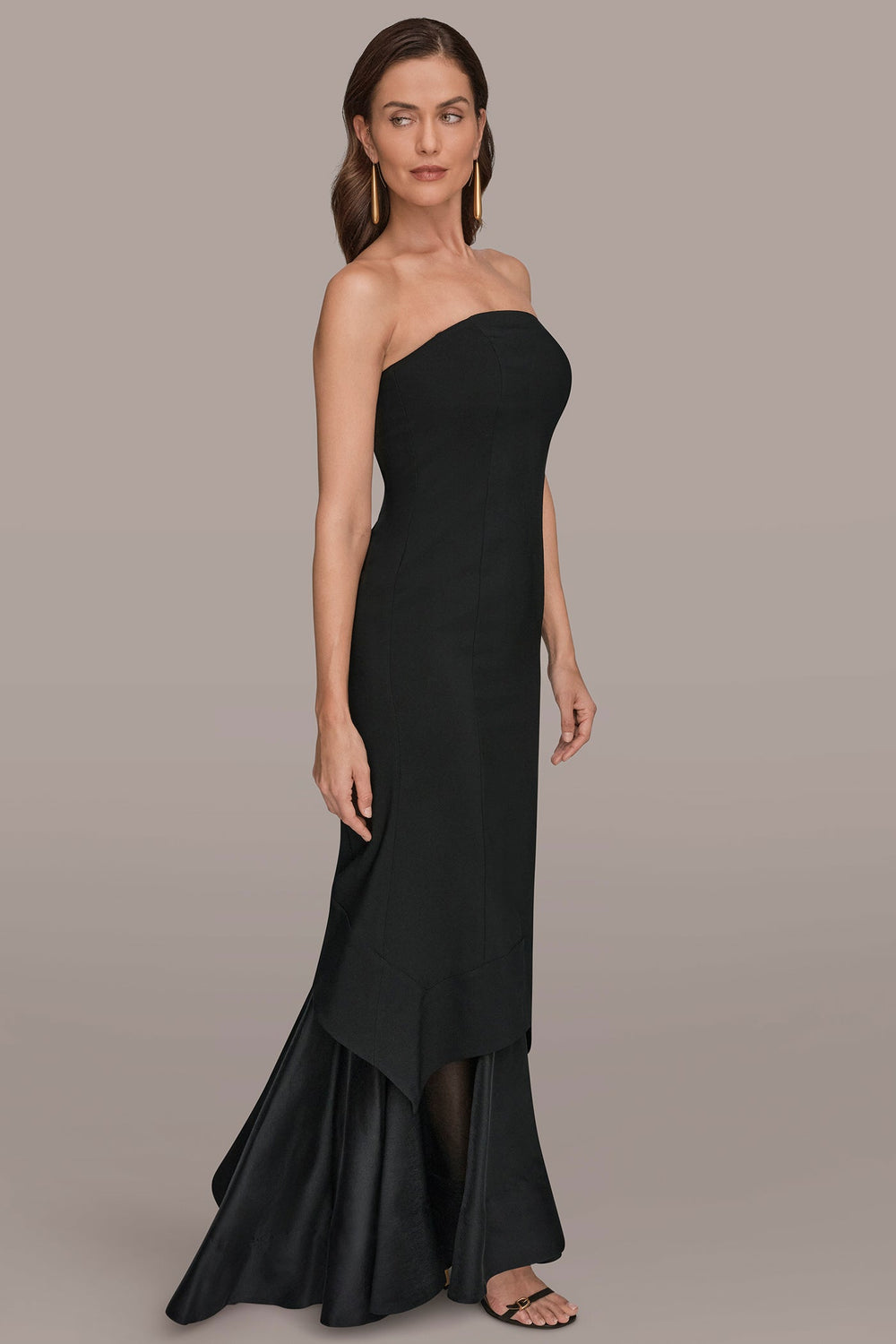 Donna Karan | STRAPLESS ORGANZA SKIRT GOWN