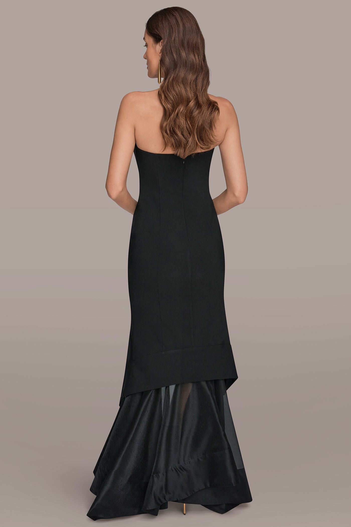 Donna Karan | STRAPLESS ORGANZA SKIRT GOWN