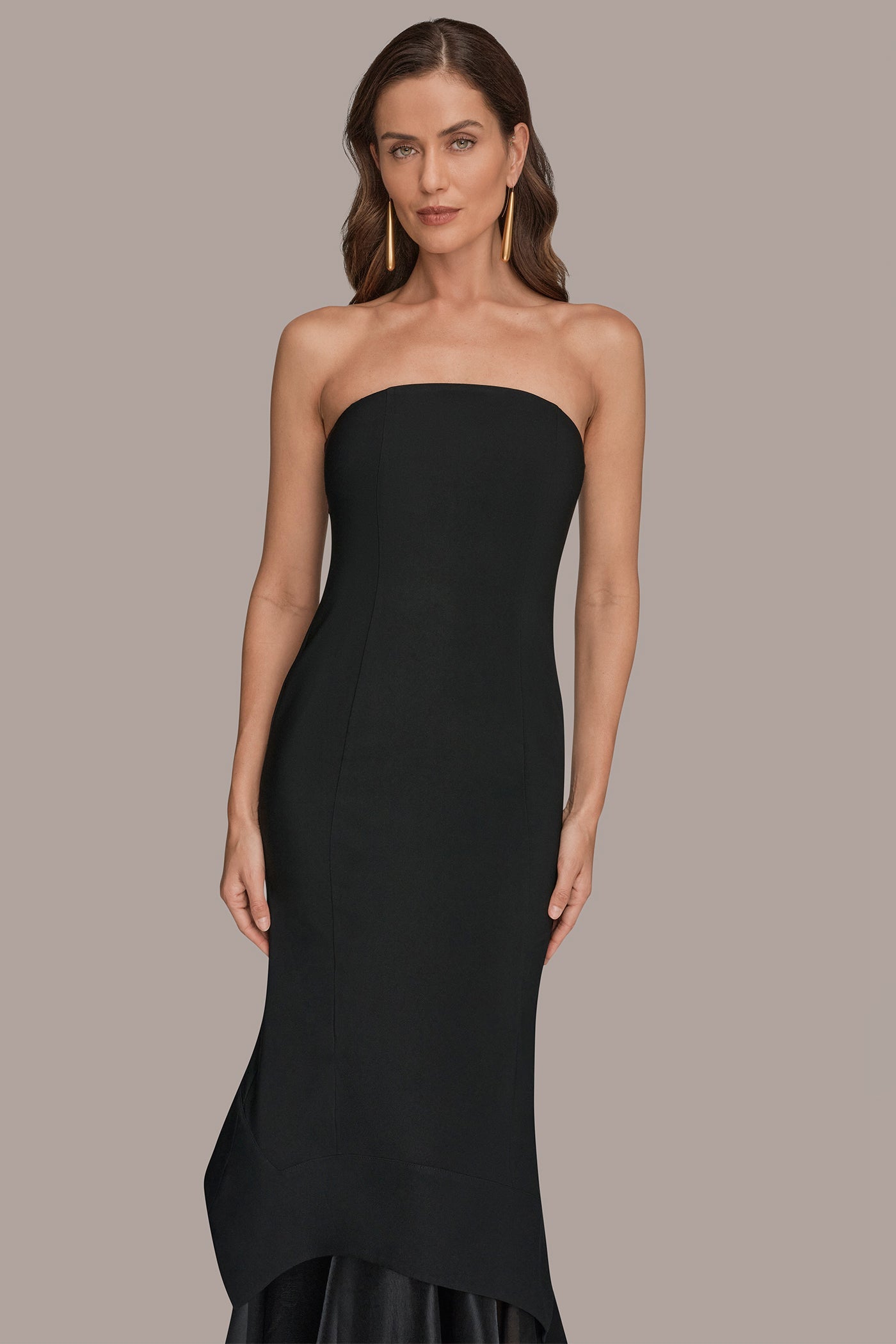 Donna Karan | STRAPLESS ORGANZA SKIRT GOWN