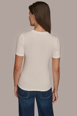 Donna Karan | SHORT SLEEVE CREW NECK TEE