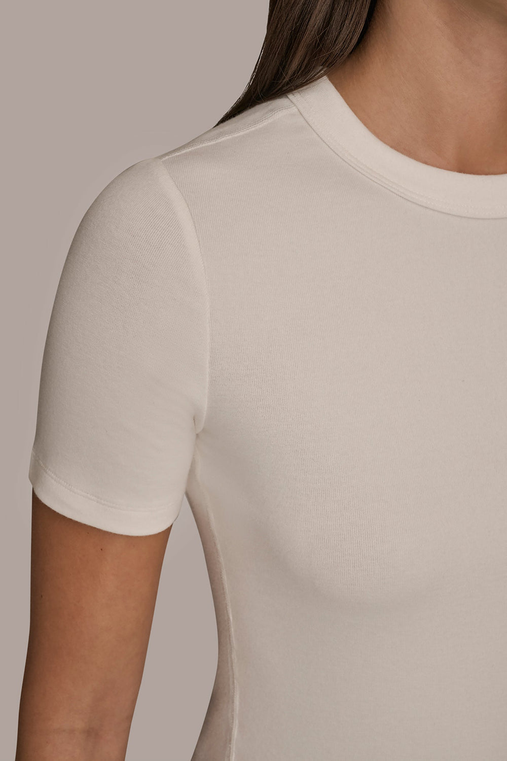 Donna Karan | SHORT SLEEVE CREW NECK TEE