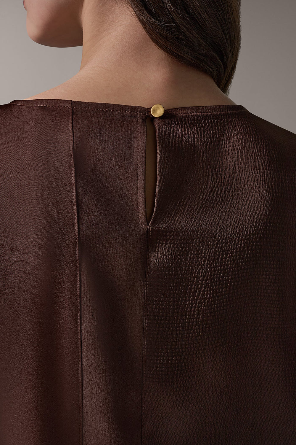 Donna Karan | MIXED MEDIA BLOUSE