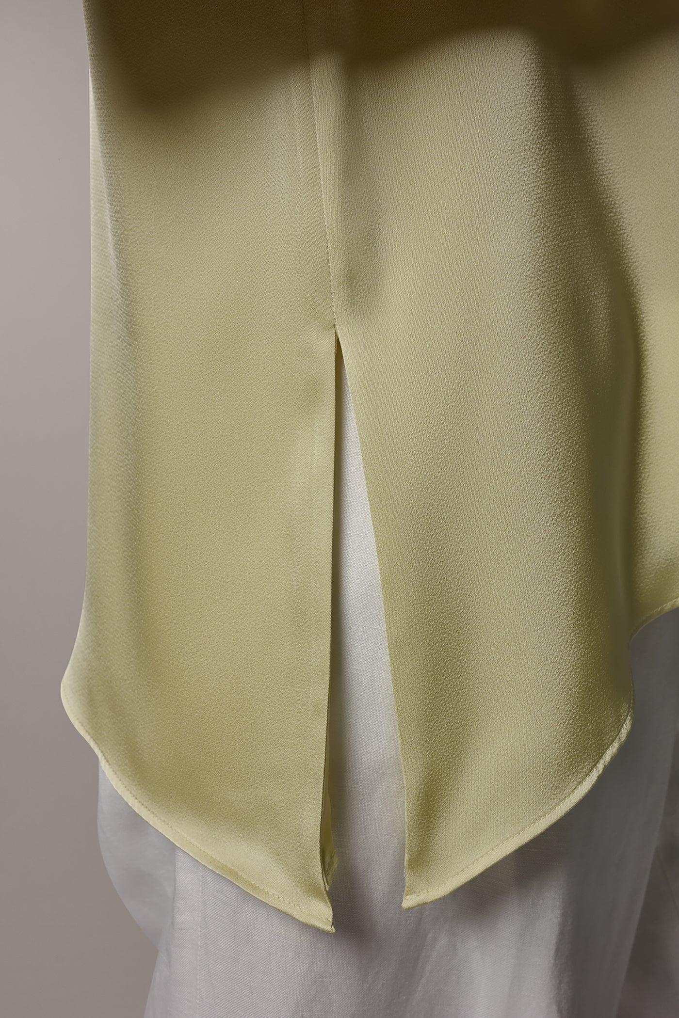 Donna Karan | SLEEVELESS ASYMMETRIC BEAD TANK