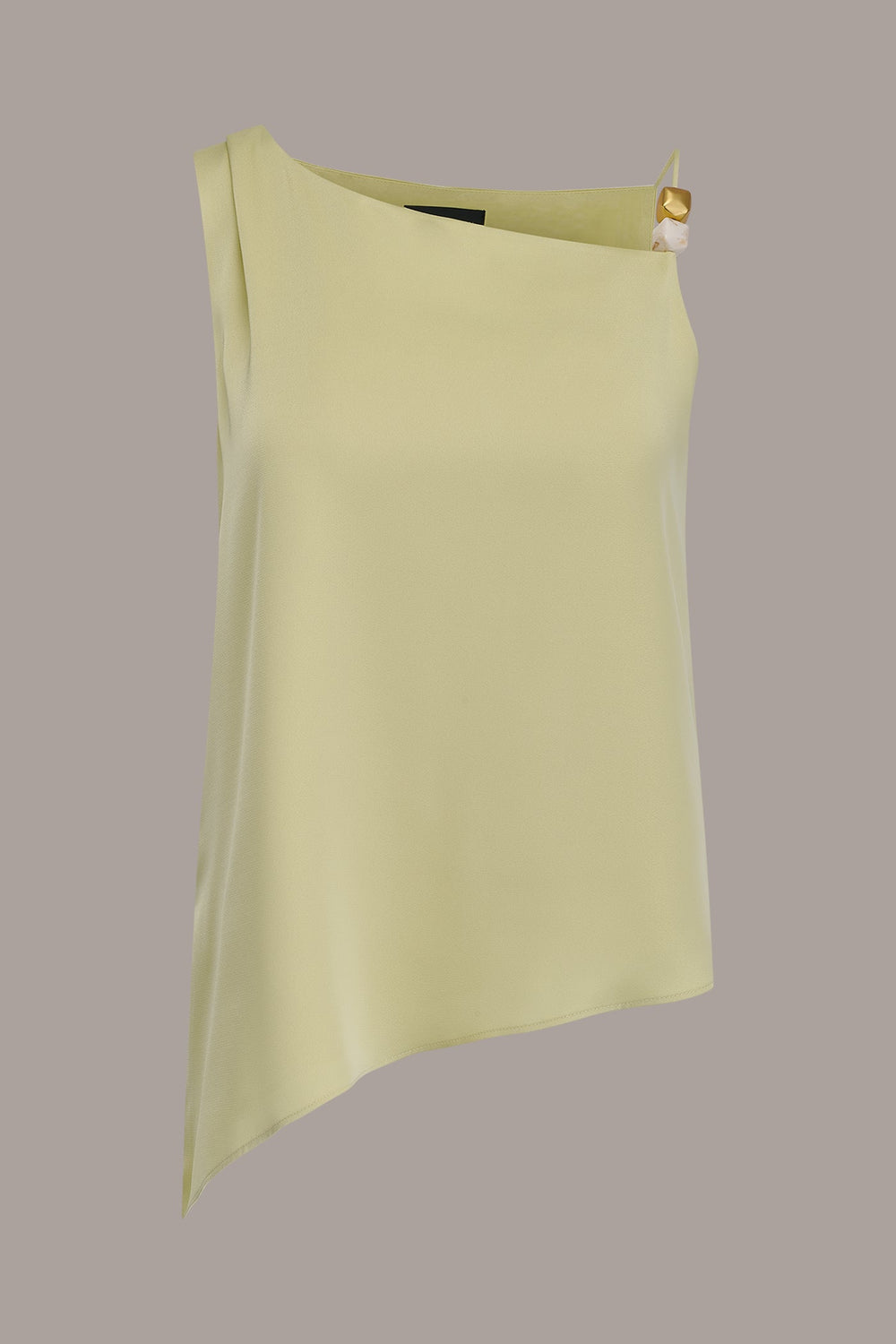 Donna Karan | SLEEVELESS ASYMMETRIC BEAD TANK