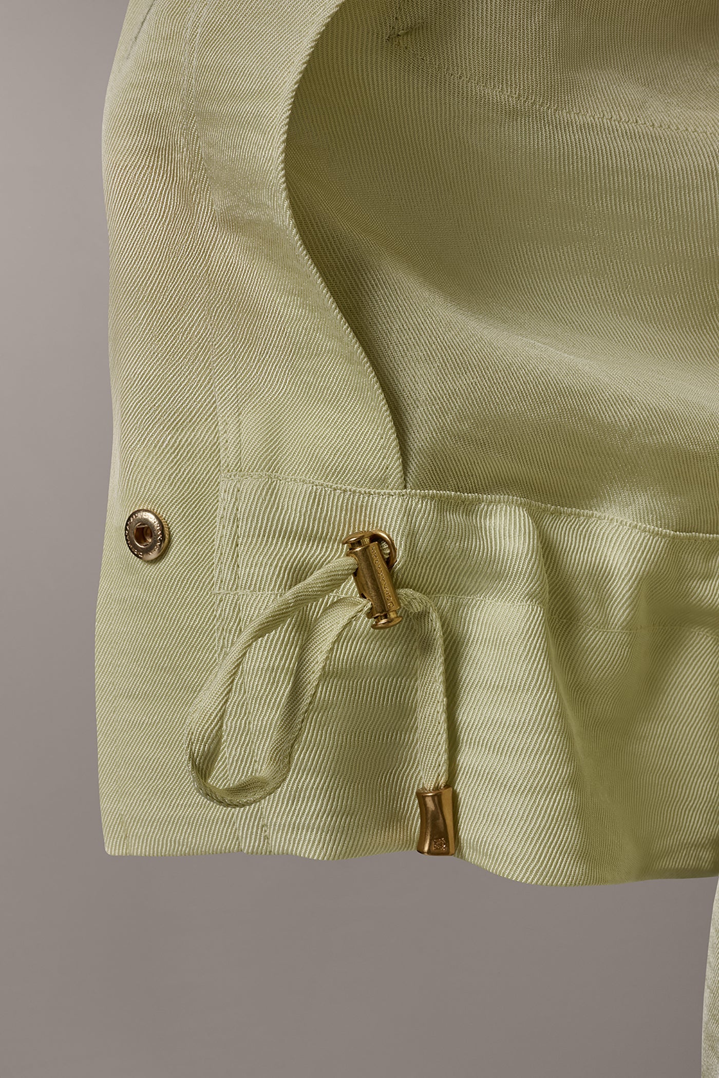 Donna Karan | LONG SLEEVE TIE WAIST SHIRT