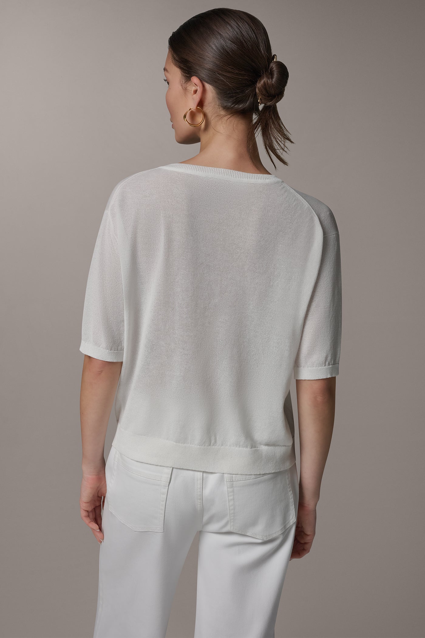 Donna Karan | ELBOW SLEEVE SWEATER