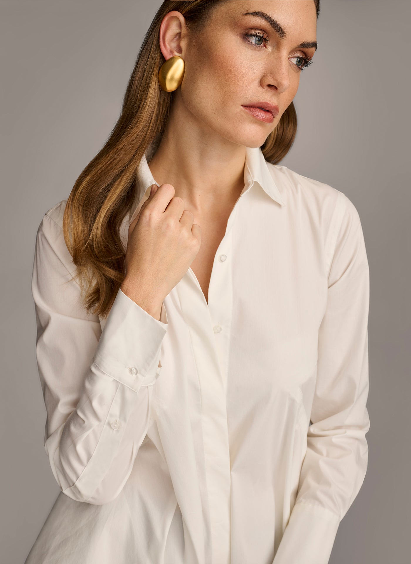 Donna Karan | LONG SLEEVE A-LINE TUNIC