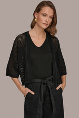 Donna Karan | OPEN STITCH CARDIGAN