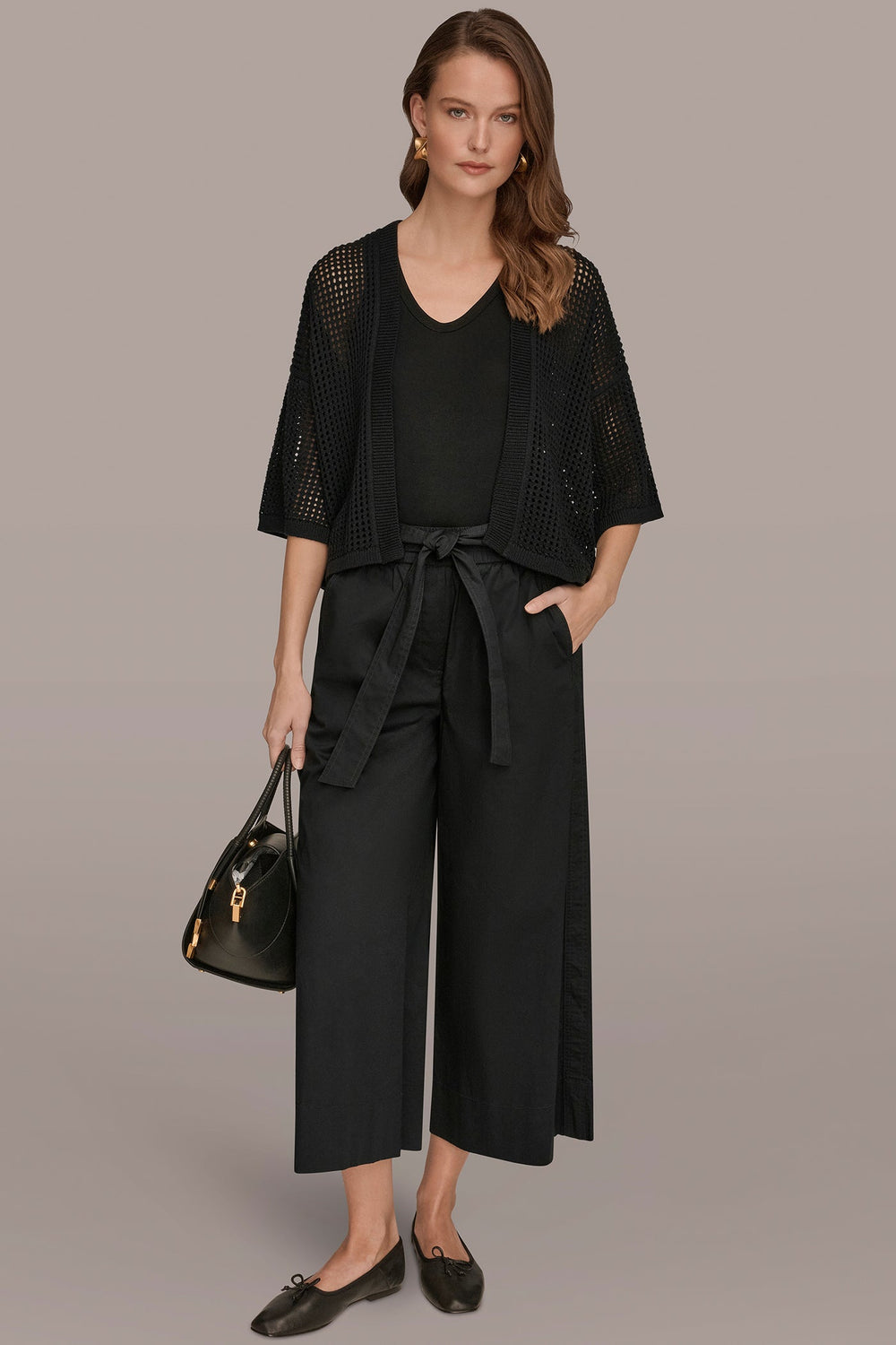 Donna Karan | OPEN STITCH CARDIGAN