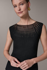 Donna Karan | RIBBED SLEEVLESS SWEATER