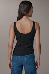 Donna Karan | SLEEVELESS ASYMMETRIC BLOUSE