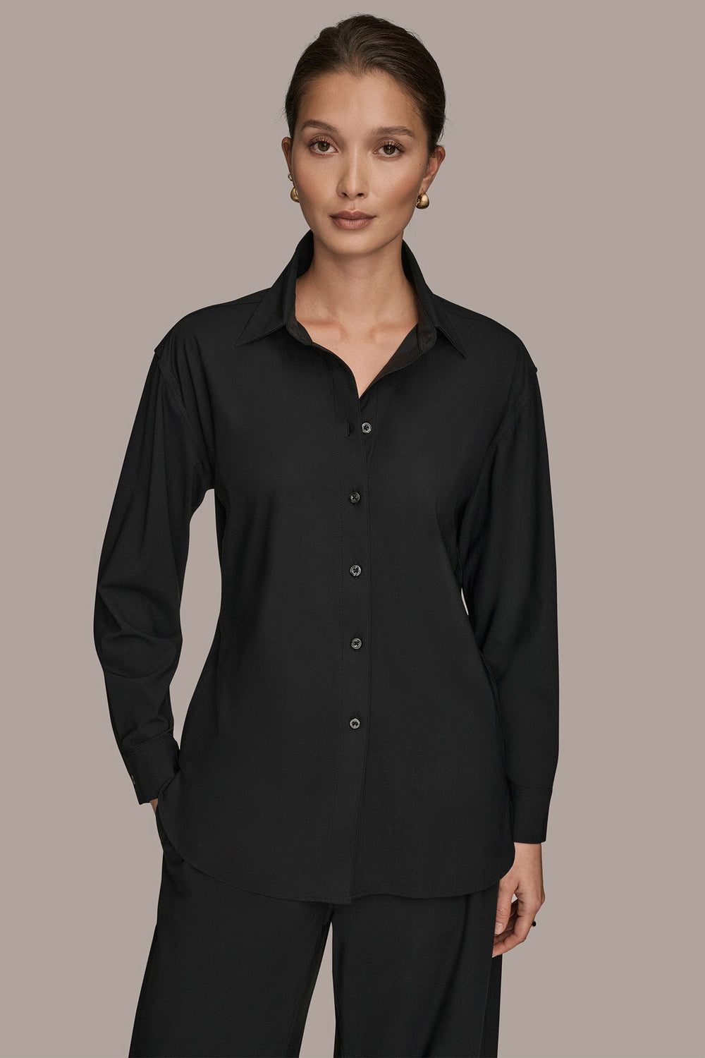 Donna Karan | THE MODERN TRAVEL BUTTON-DOWN SHIRT
