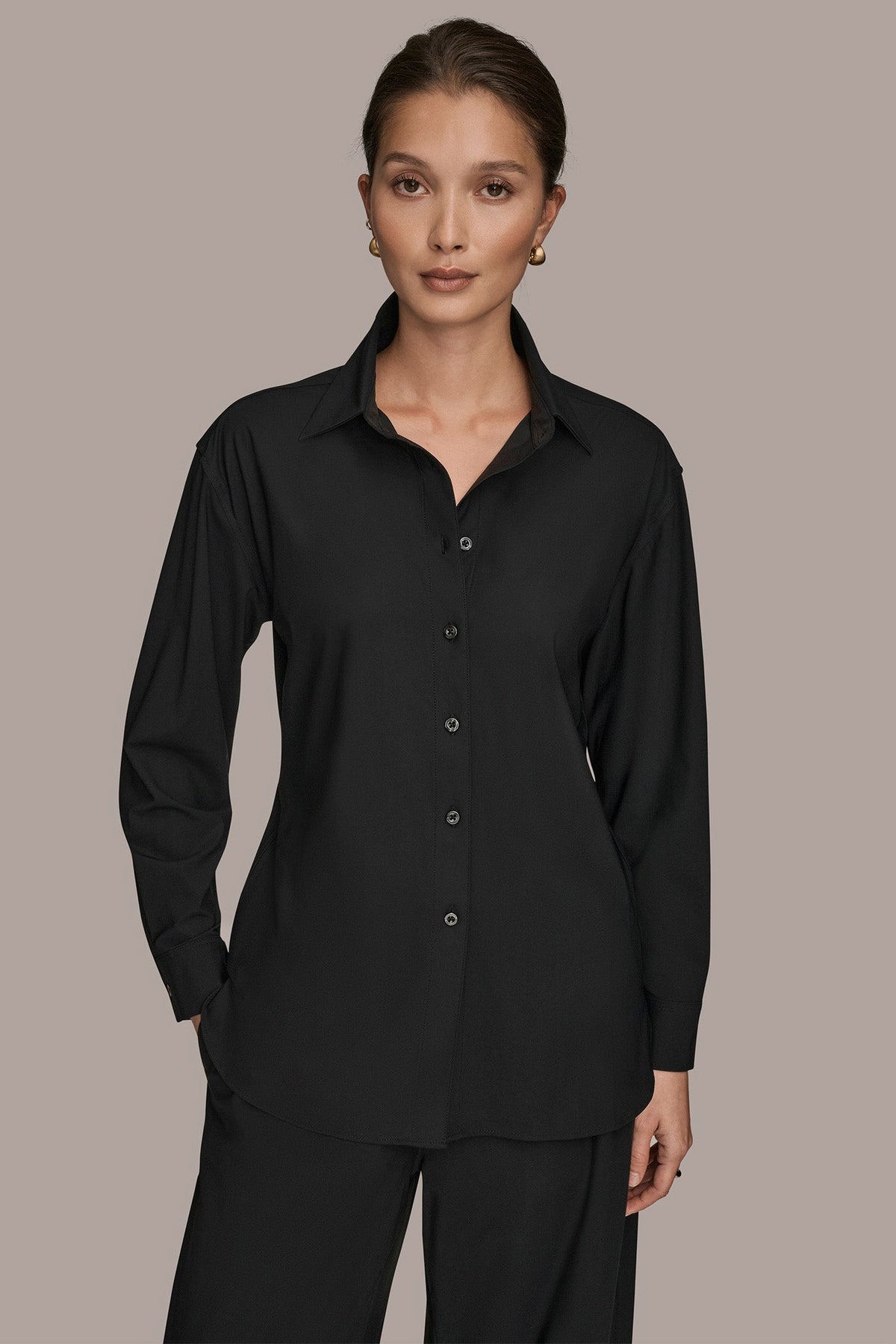 Donna Karan | THE MODERN TRAVEL BUTTON-DOWN SHIRT