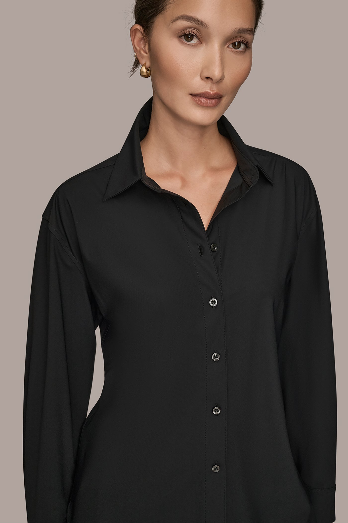 Donna Karan | THE MODERN TRAVEL BUTTON-DOWN SHIRT