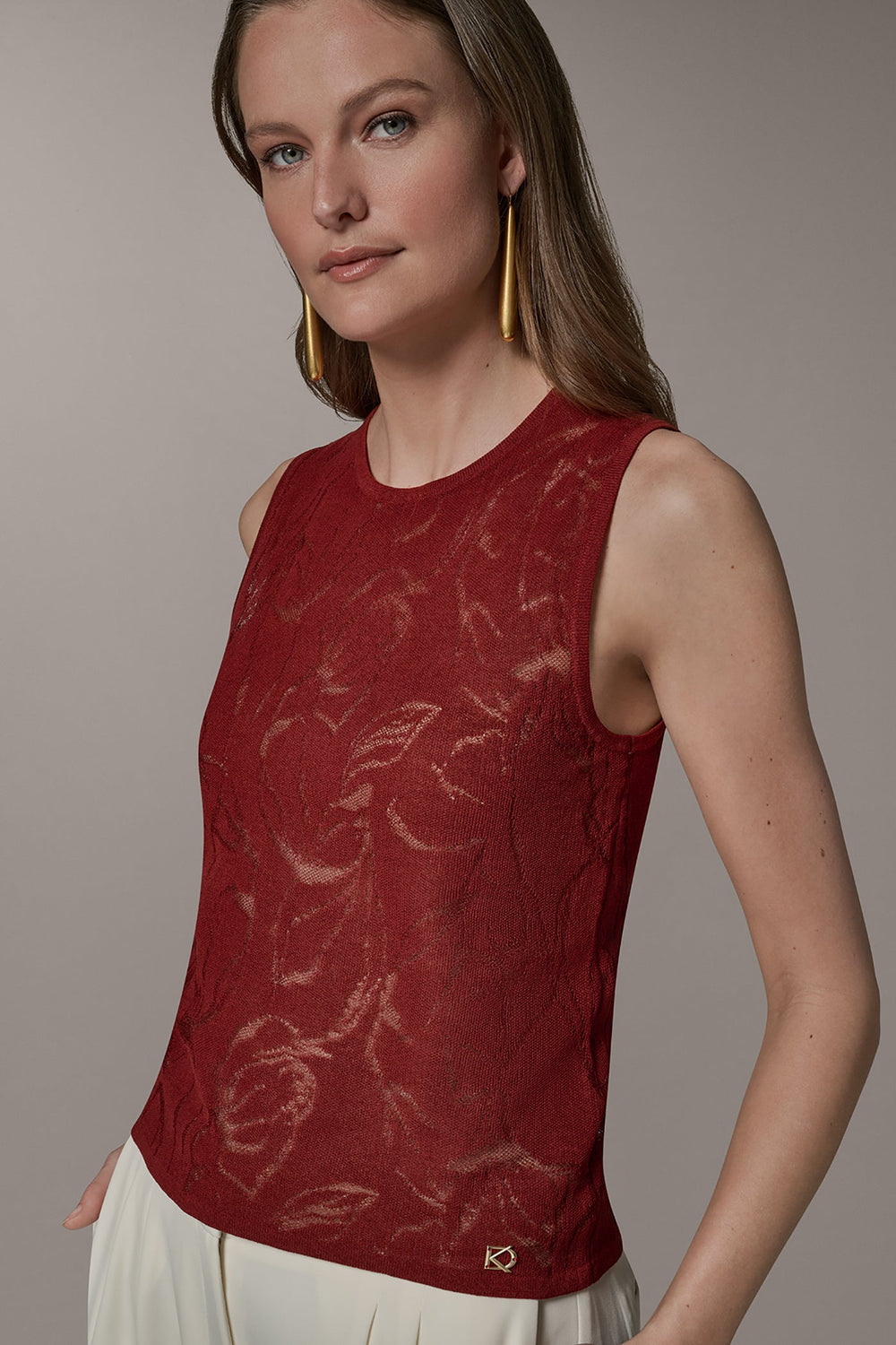 Donna Karan | CREW NECK TOP
