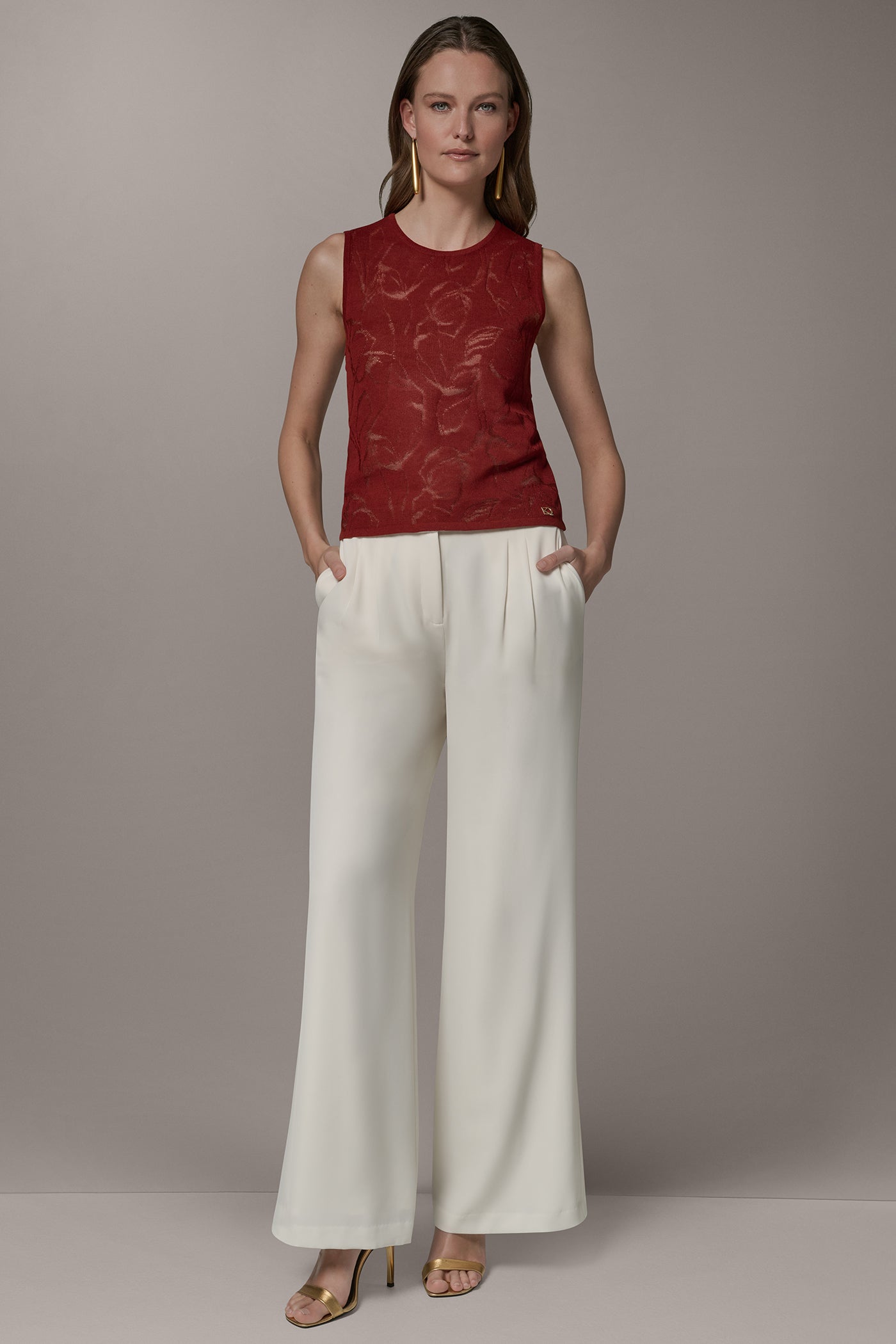 Donna Karan | CREW NECK TOP