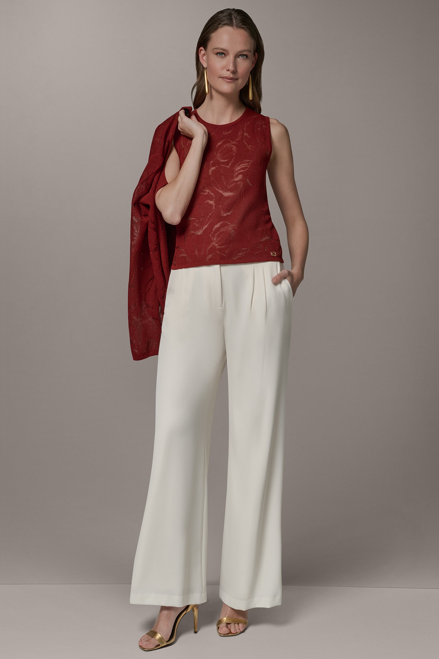 Donna Karan | CREW NECK TOP