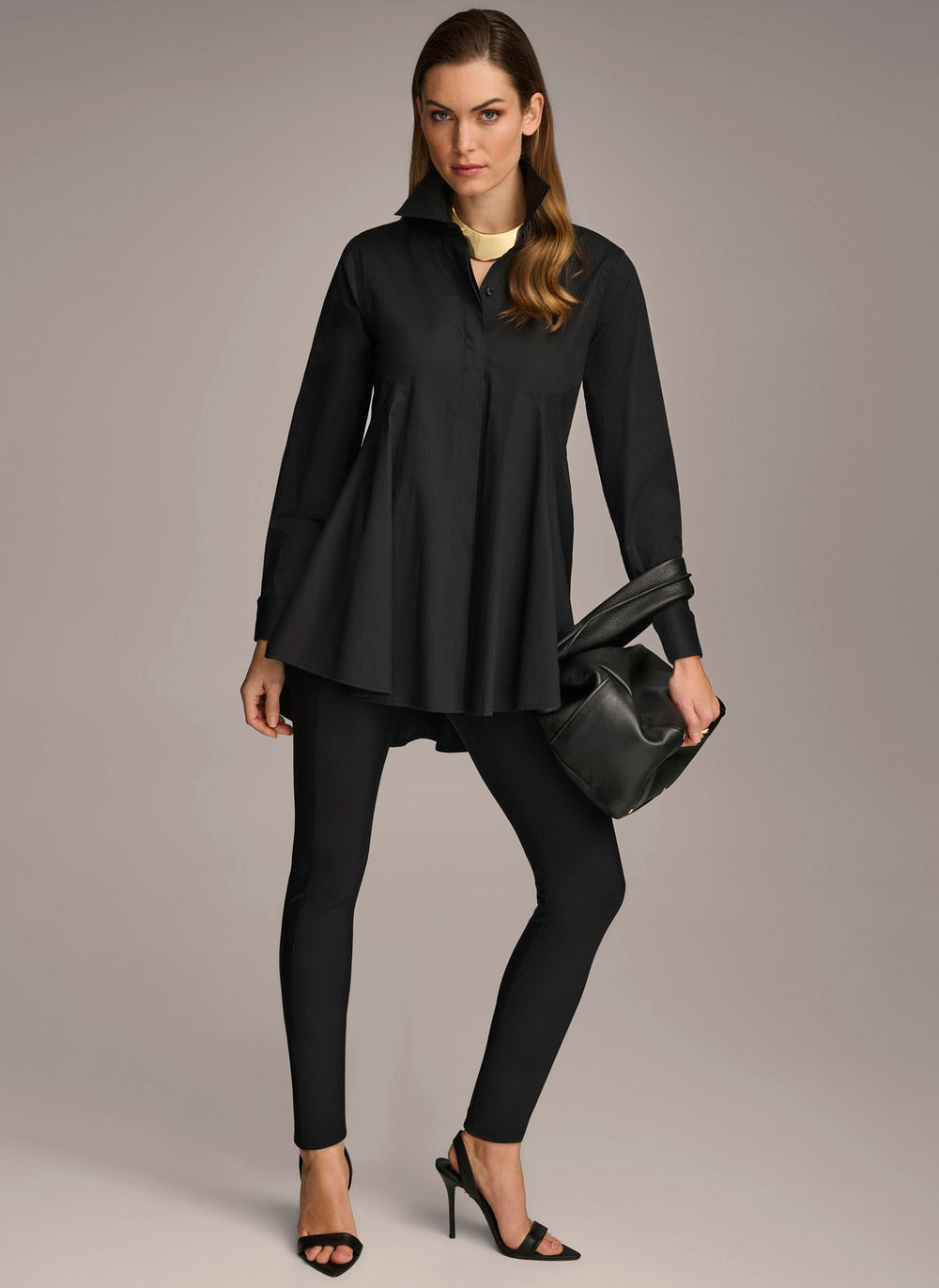 Donna Karan | LONG SLEEVE A-LINE TUNIC