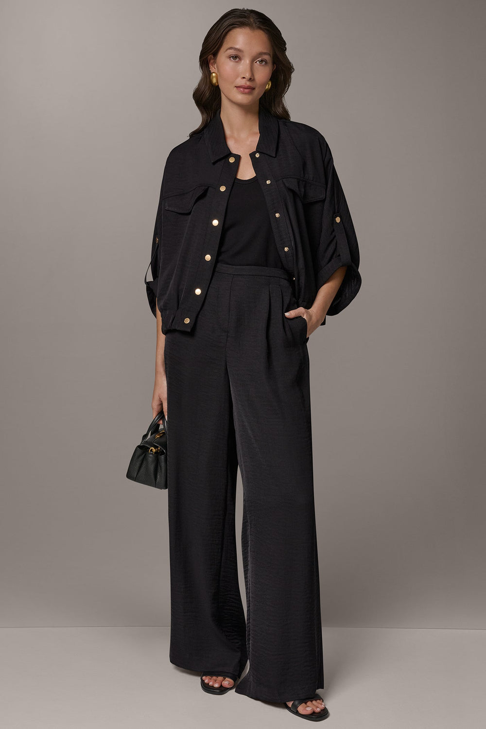 Donna Karan | CINCHED HEM SHIRT