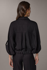 Donna Karan | CINCHED HEM SHIRT