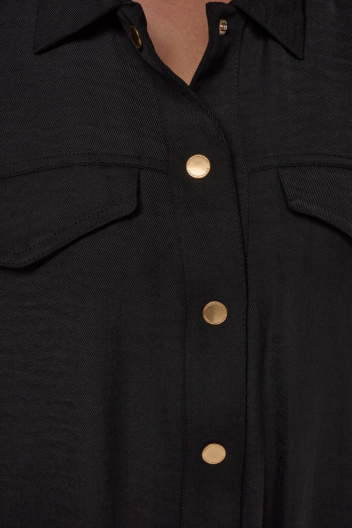 Donna Karan | CINCHED HEM SHIRT