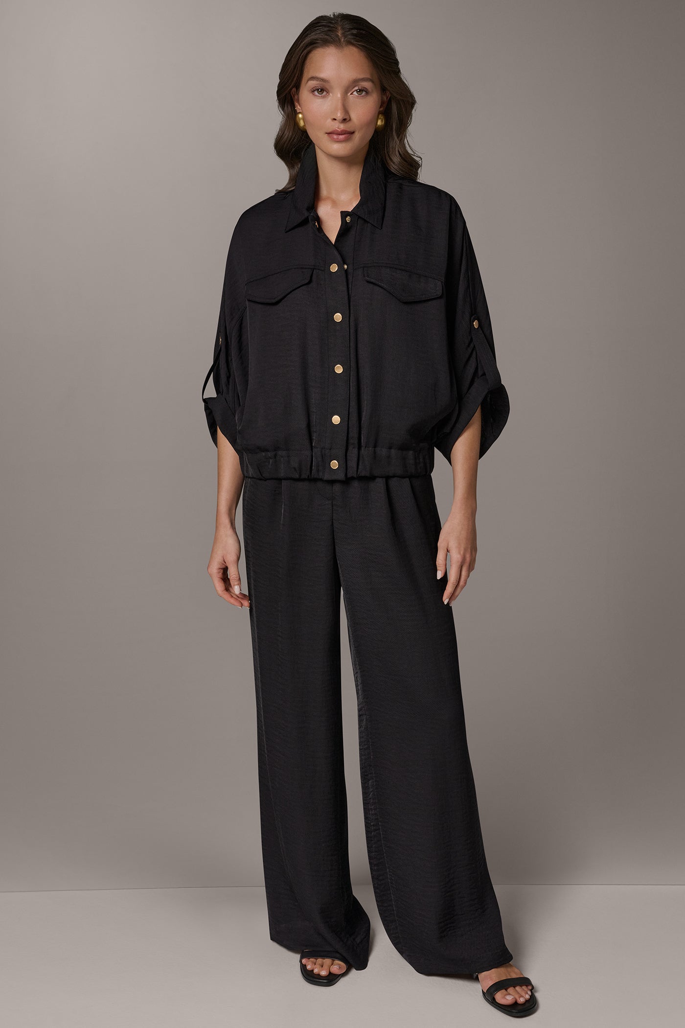 Donna Karan | CINCHED HEM SHIRT