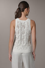 Donna Karan | SLEEVELESS SEQUIN SWEATER TANK