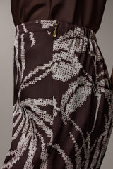 Donna Karan | HIGH-RISE PRINT WIDE-LEG PANT