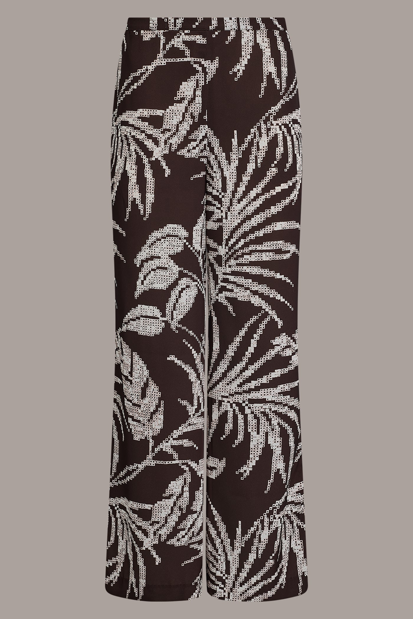 Donna Karan | HIGH-RISE PRINT WIDE-LEG PANT